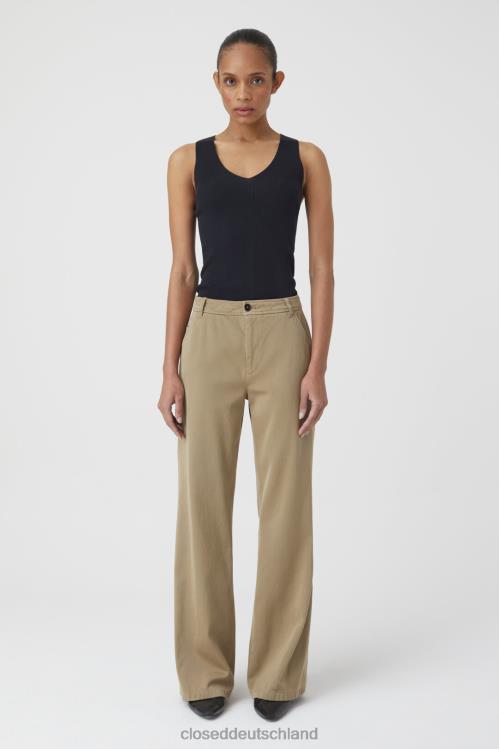 Kleidung brauner Marmor 0RP8Z1333 CLOSED Hose im Cholet-Stil Frauen