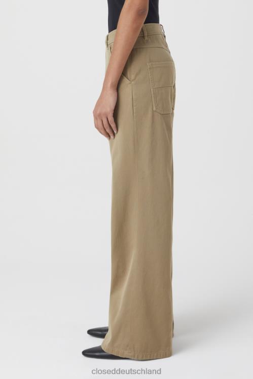 Kleidung brauner Marmor 0RP8Z1333 CLOSED Hose im Cholet-Stil Frauen