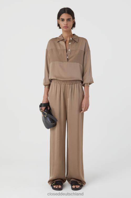 Kleidung brauner Zucker 0RP8Z192 CLOSED Hosenstil Winona Frauen