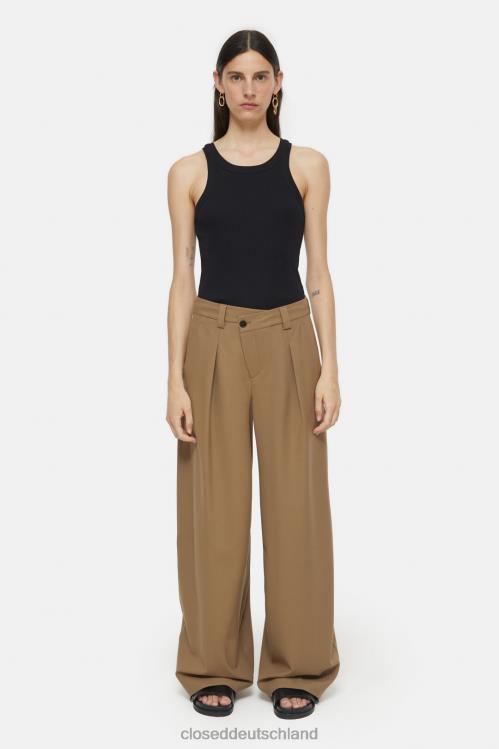 Kleidung brauner Zucker 0RP8Z194 CLOSED Hosenstil Helston Frauen