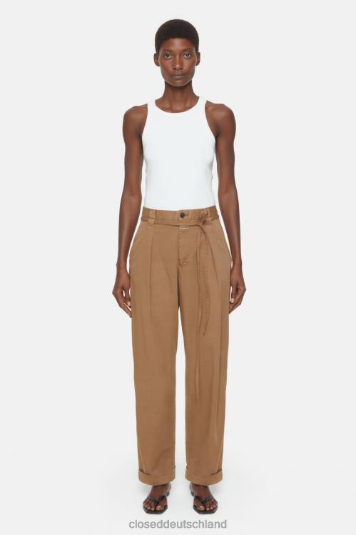 Kleidung brauner Zucker 0RP8Z202 CLOSED Hosenstil Reydon Frauen