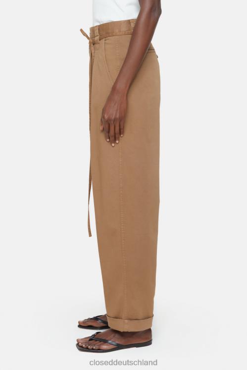 Kleidung brauner Zucker 0RP8Z202 CLOSED Hosenstil Reydon Frauen