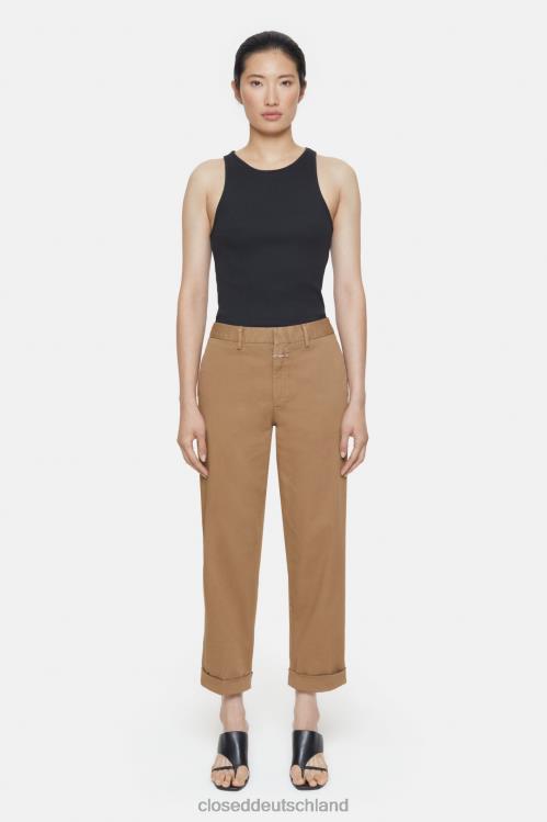 Kleidung brauner Zucker 0RP8Z224 CLOSED Hosenstil Auckley 8 Frauen