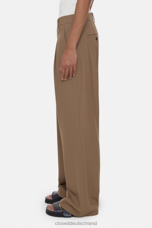 Kleidung brauner Zucker 0RP8Z240 CLOSED Hosen-Stil Brooks Frauen