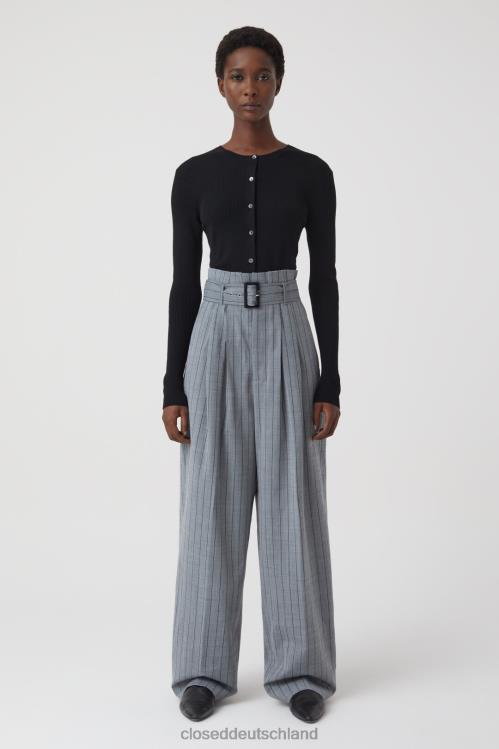 Kleidung dunkelgrau meliert 0RP8Z1376 CLOSED Hosenstil imogen Frauen