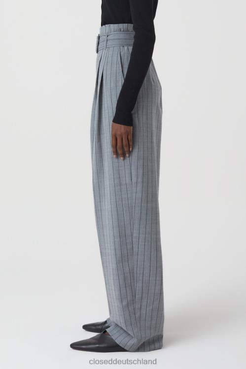 Kleidung dunkelgrau meliert 0RP8Z1376 CLOSED Hosenstil imogen Frauen