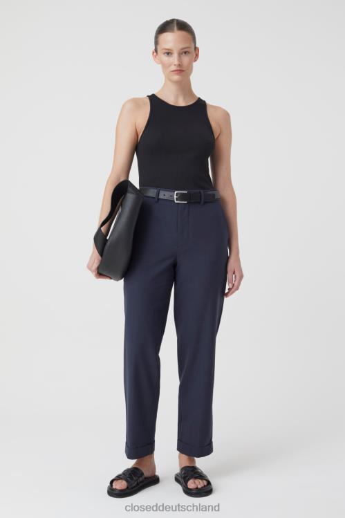 Kleidung dunkle Nacht 0RP8Z1291 CLOSED Hosenstil Auckley 9 Frauen