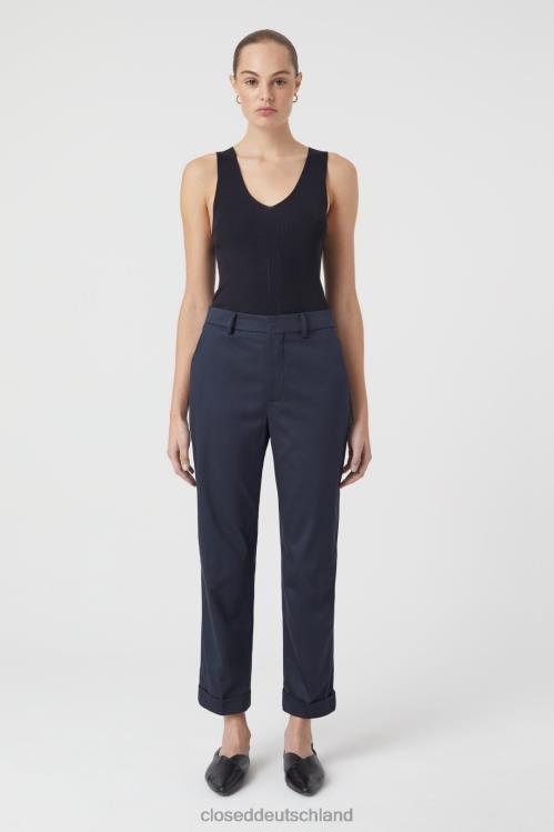 Kleidung dunkle Nacht 0RP8Z1296 CLOSED Hosenstil Auckley 9 Frauen