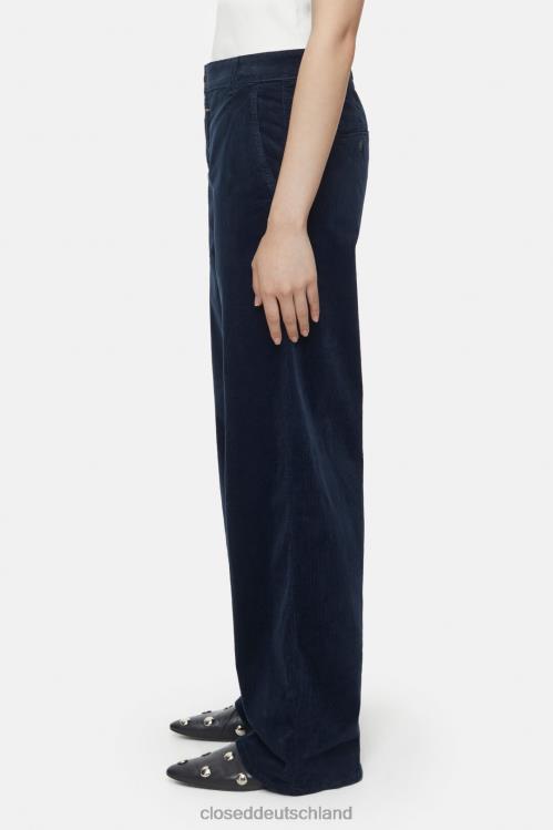 Kleidung dunkle Nacht 0RP8Z145 CLOSED Hose im Judy-Stil Frauen