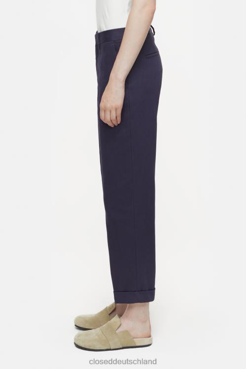 Kleidung dunkle Nacht 0RP8Z217 CLOSED Hosenstil Auckley 8 Frauen