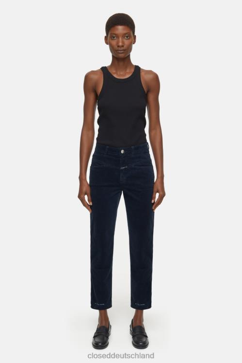 Kleidung dunkle Nacht 0RP8Z231 CLOSED Pedalschieber im Hosenstil Frauen