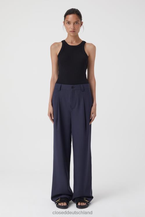 Kleidung dunkle Nacht 0RP8Z239 CLOSED Hosen-Stil Brooks Frauen