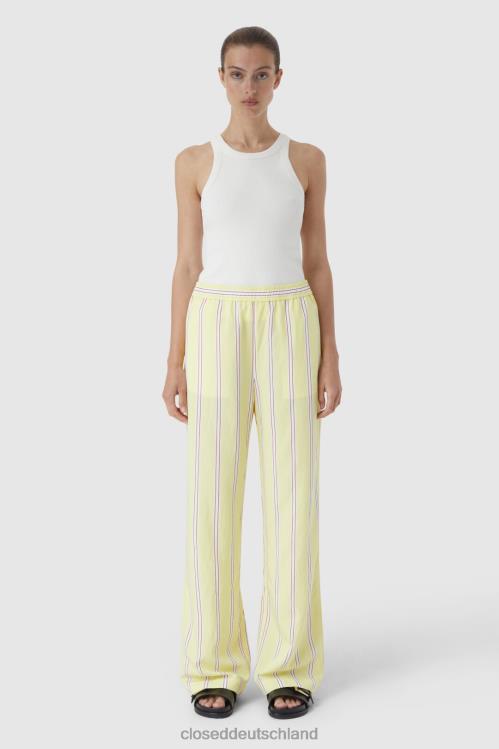 Kleidung gelbe Orchidee 0RP8Z1324 CLOSED Hosenstil Winona Frauen