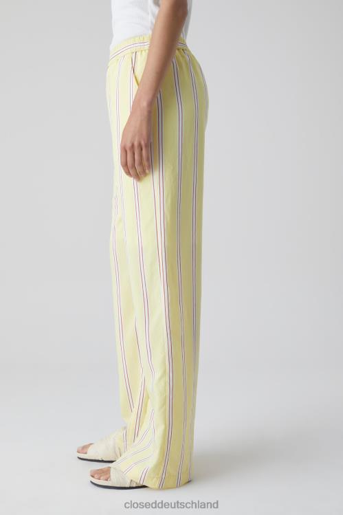 Kleidung gelbe Orchidee 0RP8Z1324 CLOSED Hosenstil Winona Frauen