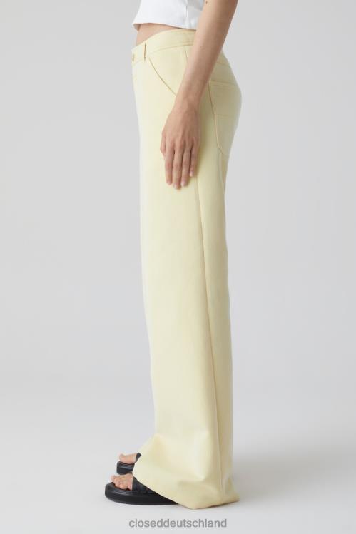 Kleidung gelbe Orchidee 0RP8Z1331 CLOSED Hose im Cholet-Stil Frauen