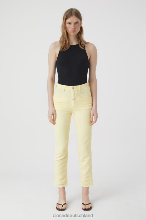 Kleidung gelbe Orchidee 0RP8Z1338 CLOSED Pedalschieber im Hosenstil Frauen