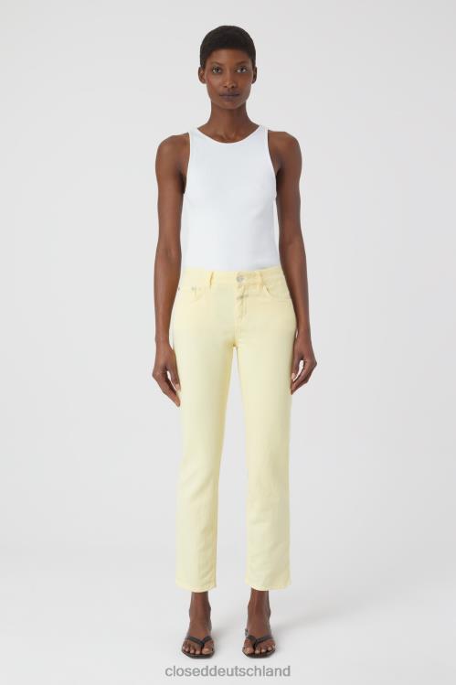 Kleidung gelbe Orchidee 0RP8Z1341 CLOSED Bäckerhose im Hosenstil Frauen