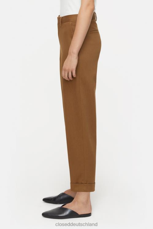 Kleidung getrockneter Tabak 0RP8Z219 CLOSED Hosenstil Auckley 8 Frauen