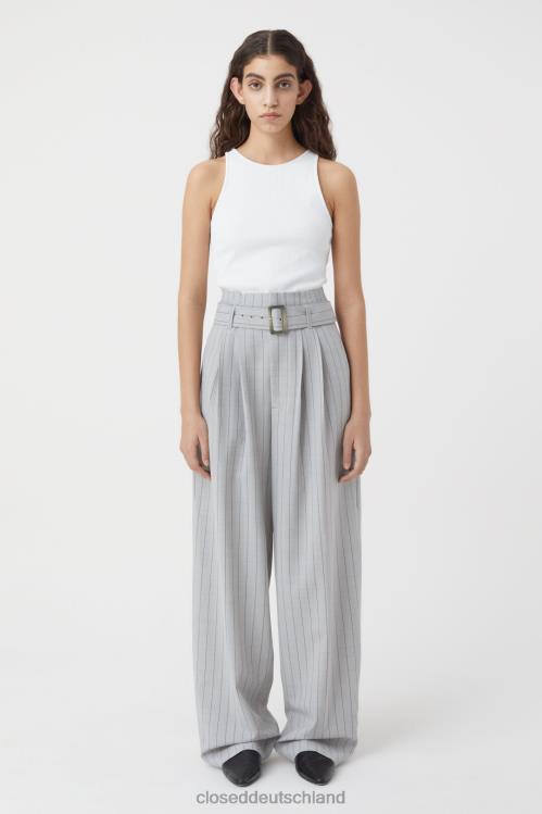 Kleidung grauer Marmor 0RP8Z1375 CLOSED Hosenstil imogen Frauen