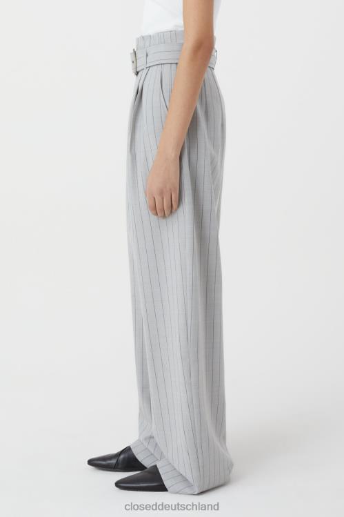 Kleidung grauer Marmor 0RP8Z1375 CLOSED Hosenstil imogen Frauen