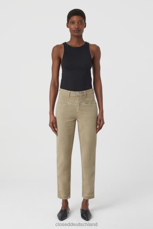 Kleidung graues Furnier 0RP8Z1339 CLOSED Pedalschieber im Hosenstil Frauen