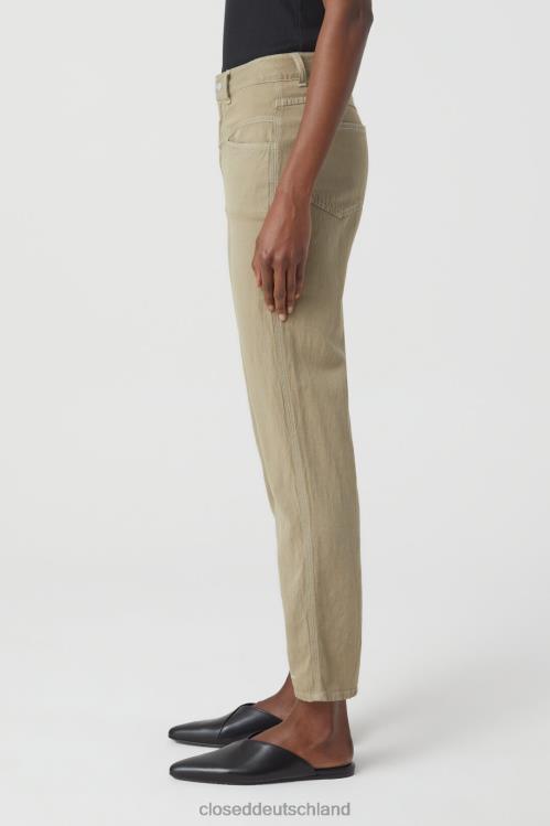 Kleidung graues Furnier 0RP8Z1339 CLOSED Pedalschieber im Hosenstil Frauen