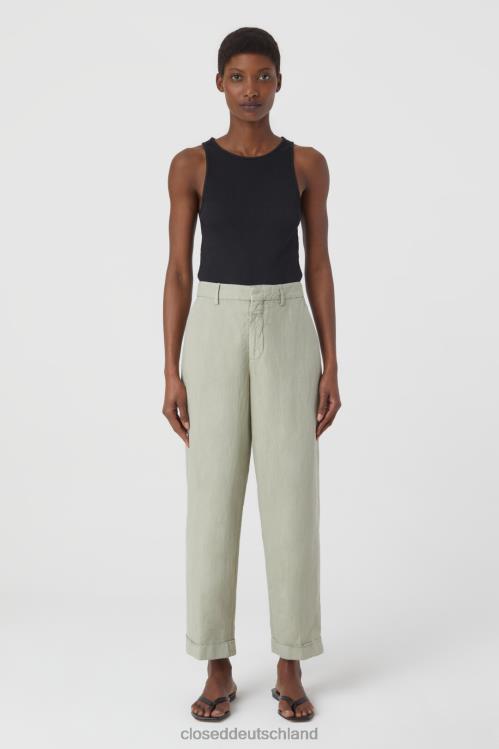 Kleidung helles Moosgrün 0RP8Z1289 CLOSED Hosenstil Auckley 9 Frauen