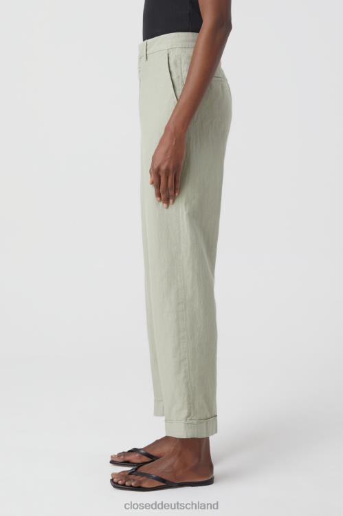 Kleidung helles Moosgrün 0RP8Z1289 CLOSED Hosenstil Auckley 9 Frauen
