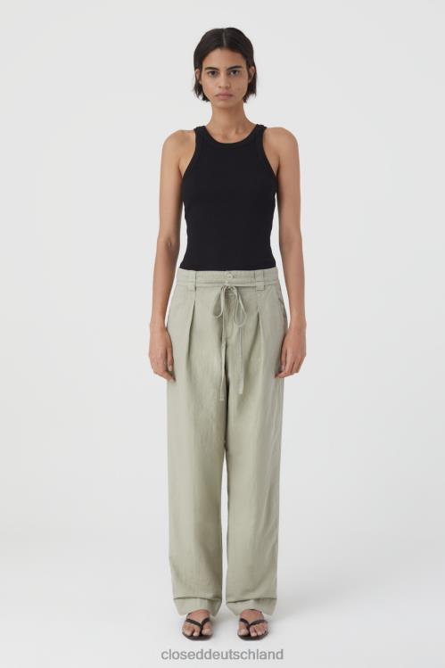 Kleidung helles Moosgrün 0RP8Z1367 CLOSED Hosenstil Reydon Frauen