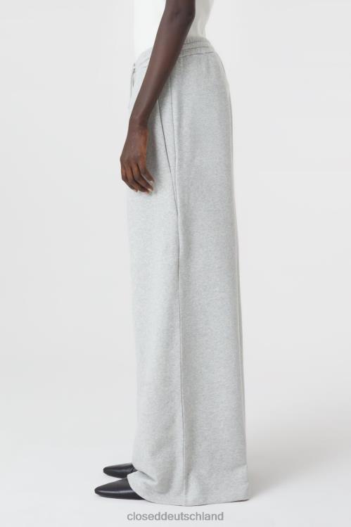 Kleidung hellgrau meliert 0RP8Z1363 CLOSED Hosenstil Faris Frauen