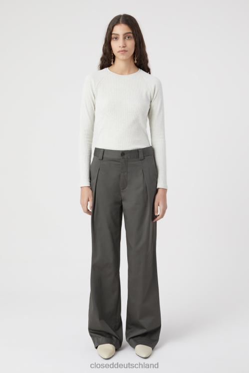 Kleidung schwarz gewaschen 0RP8Z1305 CLOSED Hosen-Stil Brooks Frauen