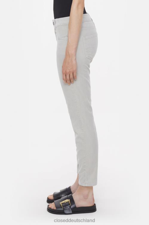 Kleidung seegrau 0RP8Z241 CLOSED Bäckerhose im Hosenstil Frauen