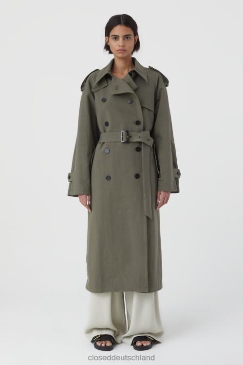 Kleidung Armeegrün 0RP8Z289 CLOSED Regenmantel Frauen