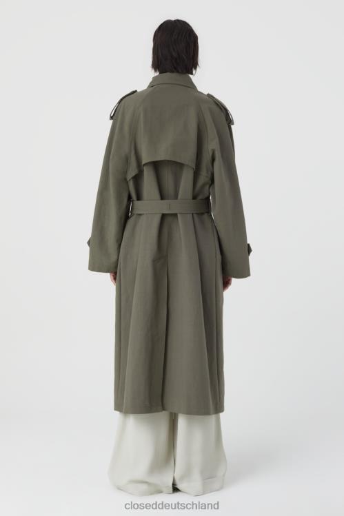 Kleidung Armeegrün 0RP8Z289 CLOSED Regenmantel Frauen