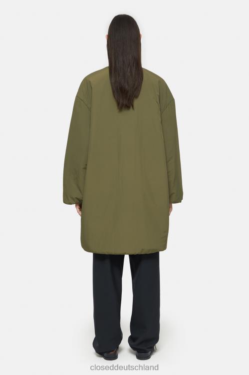 Kleidung Armeegrün 0RP8Z300 CLOSED lange Bomberjacke Frauen