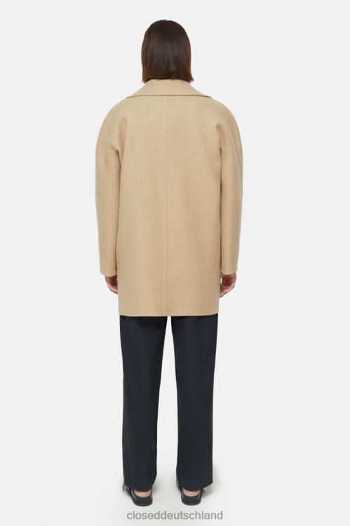 Kleidung Chinobeige 0RP8Z272 CLOSED Doubleface-Mantel Frauen