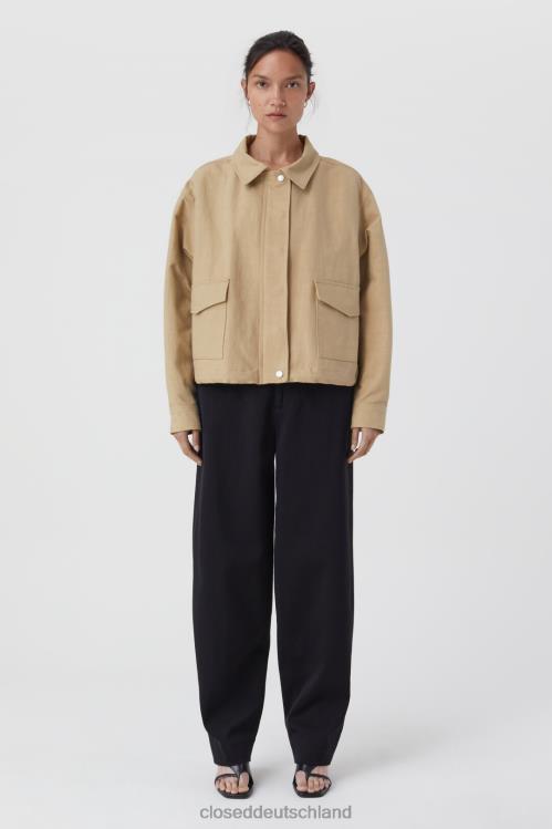 Kleidung Chinobeige 0RP8Z299 CLOSED kurze Jacke Frauen