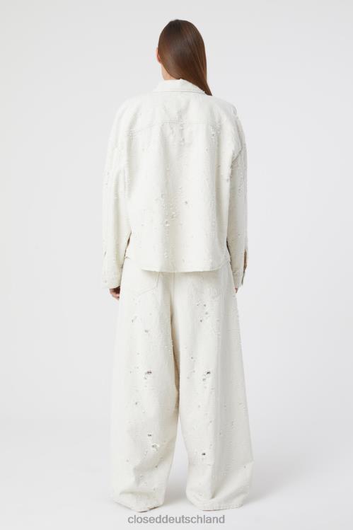 Kleidung Creme 0RP8Z302 CLOSED Laserwaschjacke Frauen