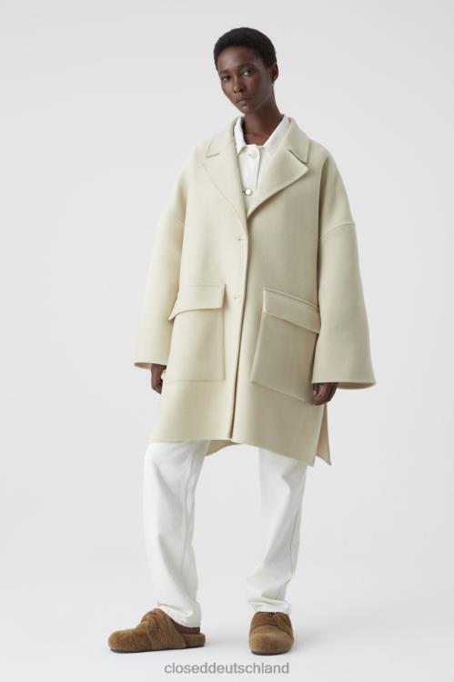 Kleidung Holunder 0RP8Z1432 CLOSED Übergroßer Doubleface-Mantel Frauen