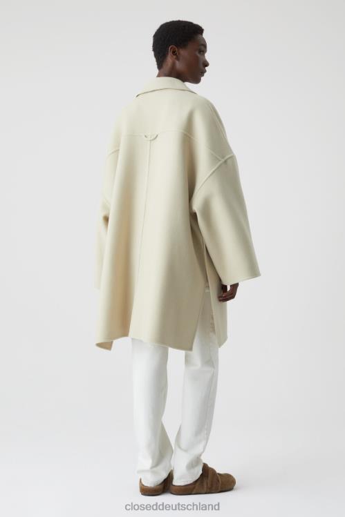 Kleidung Holunder 0RP8Z1432 CLOSED Übergroßer Doubleface-Mantel Frauen