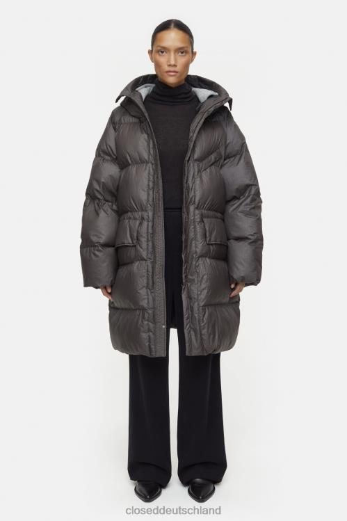 Kleidung Holzkohle 0RP8Z269 CLOSED Puffermantel Frauen
