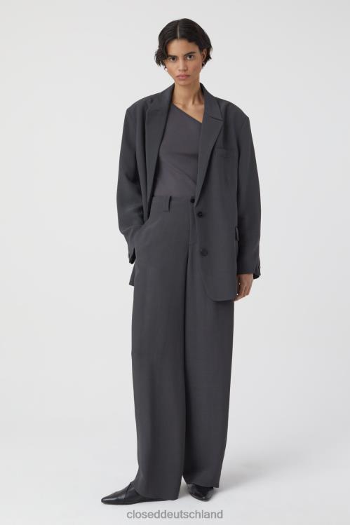 Kleidung Holzkohle 0RP8Z280 CLOSED übergroßer Blazer Frauen