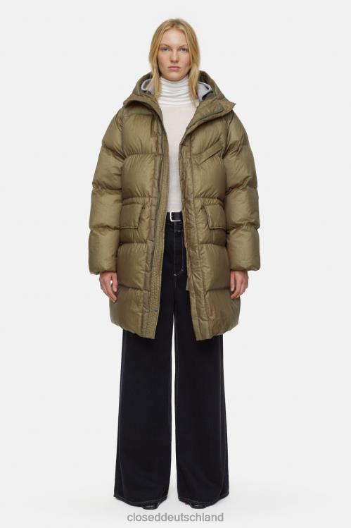 Kleidung Industriegrün 0RP8Z266 CLOSED Puffermantel Frauen