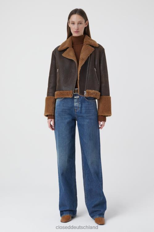 Kleidung Mokka 0RP8Z256 CLOSED Jacke aus Lammfell Frauen