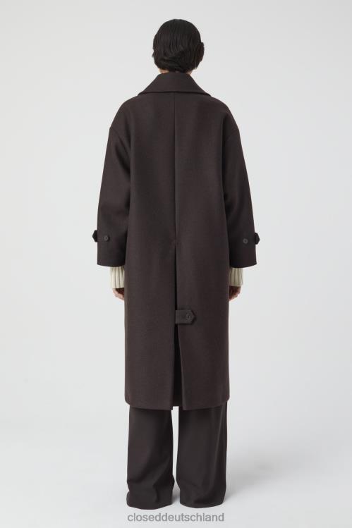 Kleidung Mokka 0RP8Z257 CLOSED langer Mantel Frauen