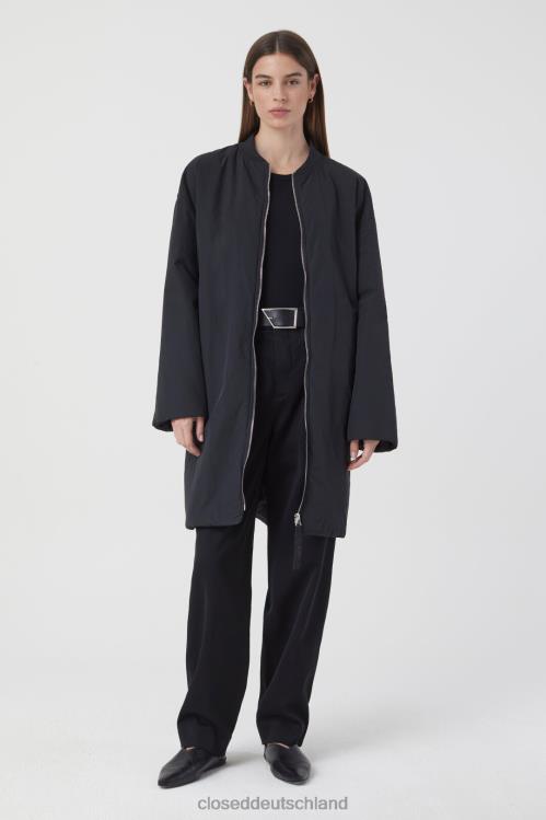 Kleidung Schwarz 0RP8Z271 CLOSED lange Bomberjacke Frauen