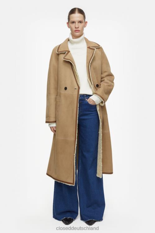 Kleidung Shetland 0RP8Z275 CLOSED Trenchcoat aus Lammfell Frauen