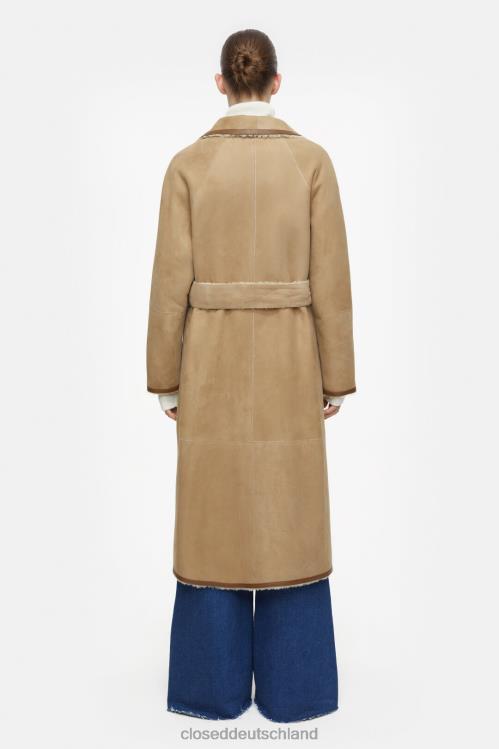 Kleidung Shetland 0RP8Z275 CLOSED Trenchcoat aus Lammfell Frauen