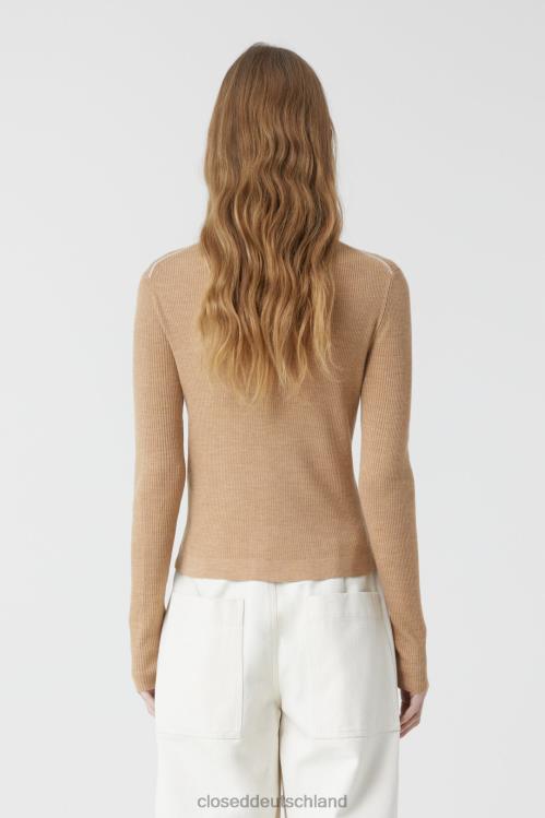 Kleidung brauner Marmor 0RP8Z1463 CLOSED Feinstrick-Cardigan Frauen