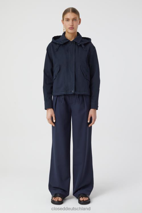 Kleidung dunkle Nacht 0RP8Z1425 CLOSED kurze Jacke Frauen